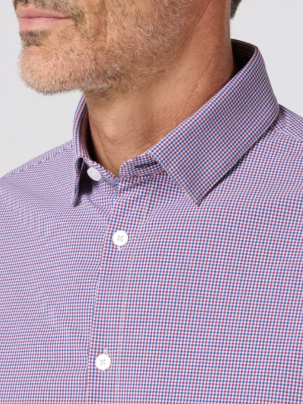 Leeward Dress Shirt Mulberry Sam Plaid - Picture 4 of 4